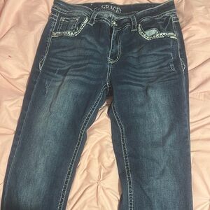 Grace Blue Skinny Jeans Classic Denim